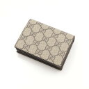 【5月8日-9日限定★クーポン配布中】グッチ GUCCI 折財布 LINEA A GGスウプリーム折小銭付 508757KHNKG ギフトラッピング無料