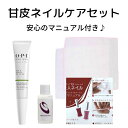 【期間限定クーポン配布中】甘皮ネイルケアセット 指先のケア・ネイルのお手入れに ネイルケア オイル キューティクルリムーバー ガーゼ マニュアル マニキュア セルフネイルセット