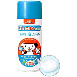 LION（ライオン） ペットキレイ　汚れもニオイもふきとる！お掃除泡クリーナー　180ml