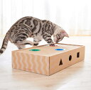 エイムクリエイツ ミュー (mju:) ニャンコロビー ボックス ナチュラル　猫用おもちゃ