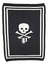 POLO RALPH LAUREN SKULL-AND-BONES THROW BLANKET