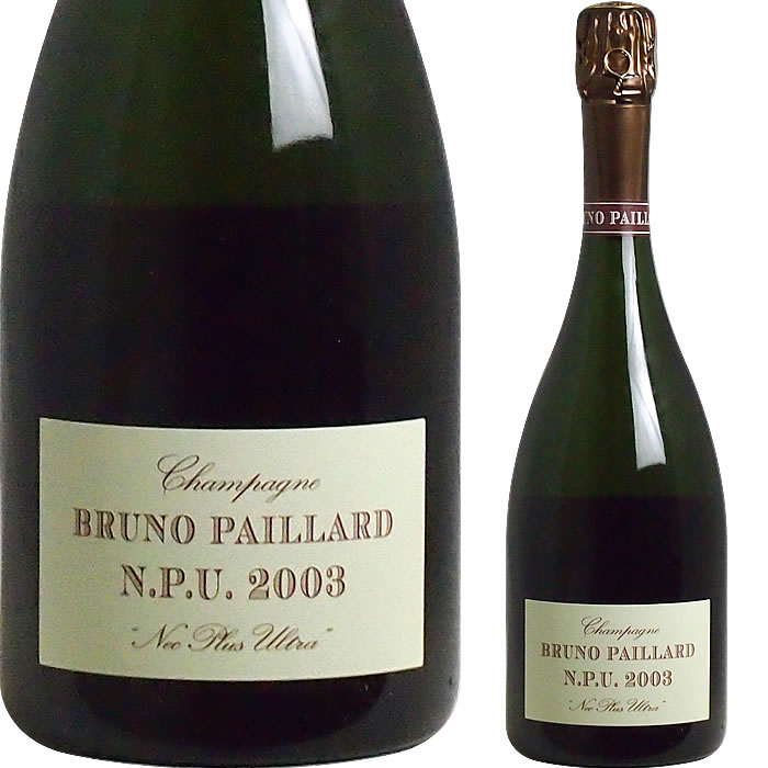 Bruno Paillard N.P.U - Nec Plus Ultra Millésimé / ブルーノ・パイヤール N.P.U - ネック ・プラス・ウルトラ・ミレジメ - シャンパンが好き！