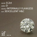 プラチナ900　ダイヤモンド　Dカラー IF（インターナリーフローレス） 3EXCELLENT H&C0.2ct　ネックレス　『Perfect Diamond』最高グレードという満足感！あなたの満たしてくれる極上の悦び