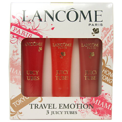 LANCOME TRAVEL EMOTION 3 JUICY TUBES (15mlx3)/ ランコム ジューシー チューブ 3本セット 　