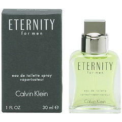 【CALVIN KLEIN (カルバン クライン)】 ETERNITY FOR MEN エタニティ　フォーメン　30ml　EDT SP　香水　