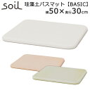 【500円OFFクーポン対象】【検査済アスベスト不使用】【正規販売店】日本製 soil バスマット(300×500×28mm)ベーシック/BATH MAT BASIC/アッシュコンセプト【送料無料】【ポイント10倍/取寄せ】【1/19】