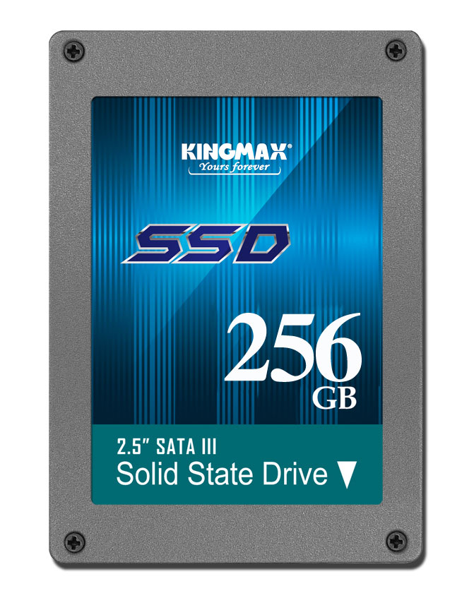 【Solid State Drive】KINGMAX SSD SATAIIIKMS3-256GC(6Gbps) マウンターキット付属、耐震・耐衝・静音・長寿命・3年保証