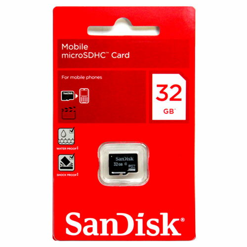 SanDisk（サンディスク）microSDHCカード 32GB Class4 SDSDQM-032G-B35N 【メール便OK】