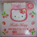 【ピンクタイプ】Maxell 3.5型フロッピーディスク10枚 キティちゃん仕様☆Hello Kitty Maxell MFHD18KYO.10P