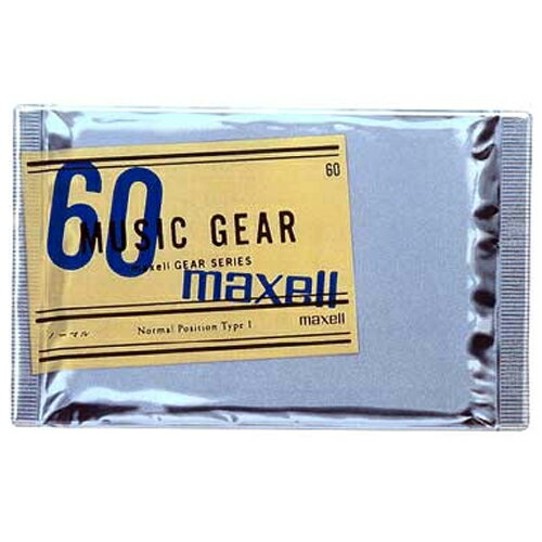 【アウトレット品】 マクセル カセットテープ ノーマルポジション 60分 1本 maxell MG1-60