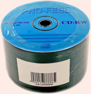 【売り切り御免！☆在庫限り】【PRO-FEEL】CD-RW 700MB50枚入...:flashstore:10000786