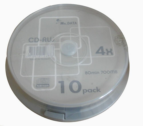 【返品交換不可】MR.DATA CD-RW 700MB 4倍速 10枚 スピンドルケース CD-RW80 1-4X 10PS_Outlet