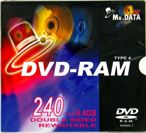 【返品交換不可】MR.DATA データ用DVD-RAM 9.4GB 1枚_Outlet