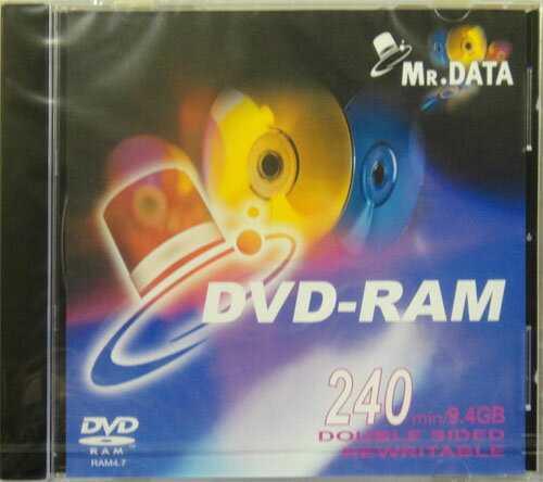 【返品交換不可】MR.DATA データ用DVD-RAM CMC DVD-RAM9.4（J/C） 1P_Outlet