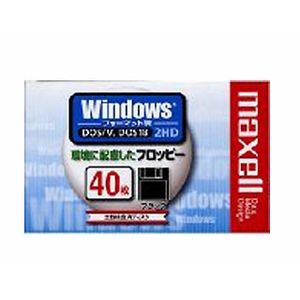 【FD40枚まとめ買いパック】maxell 3.5型フロッピーディスク MFHD18.D40K