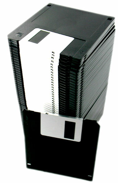 【激安FD50枚パック】3.5型フロッピーディスク 　ノーブランドMF-2HD バルク 50枚パック
