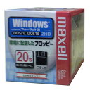 マクセル 3.5型2HDフロッピーディスク Windows/MS-DOSフォーマット済み 20枚 MFHD18.D20P