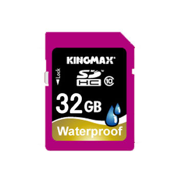 【生産中止商品】【超特価】 KingMax 超高速！完全防水 SDHCカード 32GB class10 water proof SDHC10X32G 【メール便OK】