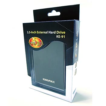 【台数限定特別価格】KingMax ポータブルHDD KM500GKE91BK 500GB 黒_akb2012