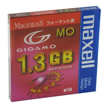 マクセル 3.5型 MOディスク 1.3GB 1枚 Machintoshフォーマット済みMA-M1300 MAC B1P_akb2012