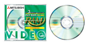 三菱化学メディア　録画用　DVD-RAM　VHM12SN1　1枚