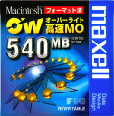 【売り切り御免!在庫限り】 maxell 3.5インチ オーバーライト対応高速 MOディスク Macフォーマット済 540MB 1枚 RO-M540.MAC.B1P