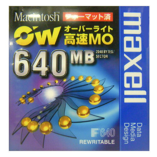 マクセル 3.5型 MOディスク オーバーライト640MB 1枚 Macフォーマット済み RO-M640MAC.B1P