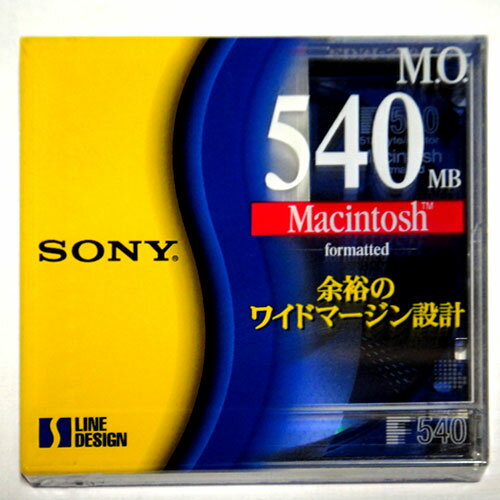 ソニー3.5型MOディスク Macintosh対応フォーマット済 540MB SONY EDM-540CMF