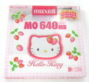 【生産終了品・在庫限り】マクセル 3.5型 MOディスク 640MB 1枚 アンフォーマット Hello KittyMA-M640KY 1P Maxell