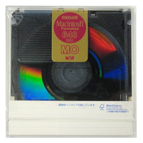アウトレット品【100枚入り】マクセル 3.5型 MOディスク 640MB 100枚 Macintoshフォーマット maxell MA-640.MAC.B1P100