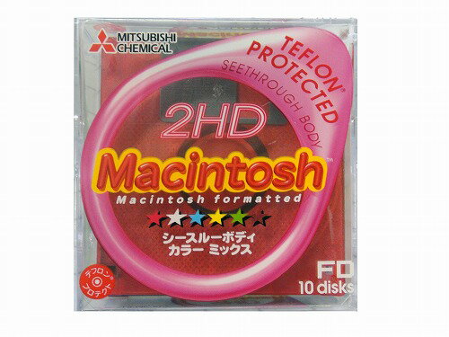 【アウトレット商品】三菱化学メディア　3.5インチ　10枚パック　MAC・フォーマット　 2.0MB　2HDM10SM