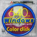 【アウトレット】 三菱化学メディア MOディスク 3.5インチ 640MB 1枚 Windowsフォーマット済 KR640W1NP**