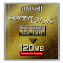 【生産終了品・在庫限り】 マクセル SuperDisk (スーパーディスク) 120MB ブラック 1枚 Windowsフォーマット済 LS-120.A.1P