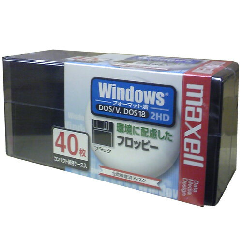 【40枚入り】マクセル 3.5型2HDフロッピーディスク Windows/MS-DOSフォ…...:flashstore:10006280