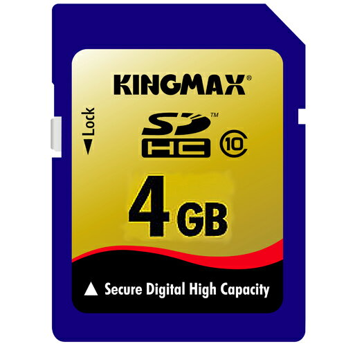 KingMax 超高速SDHCカード 4GB class10 KM-SDHC10X4G 【メール便OK】
