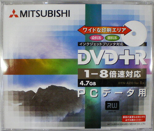 三菱 DVD+R 1-8倍速・PCデータ用 1枚 DTR47HP1...:flashstore:10005282