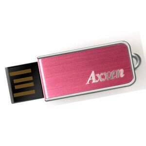 スライド式小型 USBメモリー 2GB（女性に人気のピンク)i-passion U5 Craft Pink 2GB 【メール便不可】