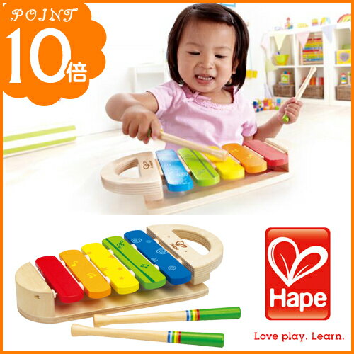 Hape（ハペ） 【レインボーシロフォン】 /木琴/楽器 おもちゃ/木製玩具/hape/知…...:flclover-ergo:10002132