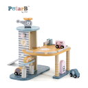 正規品 Polar B（ポーラービー） [パーキングガレージ] [あす楽対応] 車のおもちゃ 木製玩具 知育玩具 3歳 木のおもちゃ