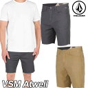 VOLCOM ボルコム メンズ ショートパンツ 短パン 【VSM Atwell 】 VOLCOM ハーフパンツ 【メール便不可】【返品種別OUTLET】