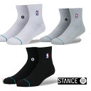 STANCE X^X \bNX NBA JWA NBA LOGOMAN QTR  combed cotton V[g