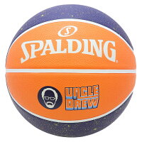 ☆UNCLE DREW☆ アンクルドリュー プレーヤーアクション ラバーボール バスケットボール(7号・ラバー) 71-1428 【SPALDING】スポルディングの画像