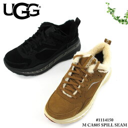 【S】アグ <strong>UGG</strong> スニーカー スピル シーム M <strong>CA805</strong> SPILL SEAM ユニセックス 厚底 シープスキン レースアップ ブラック/チェスト 7/8/9/10 1114150