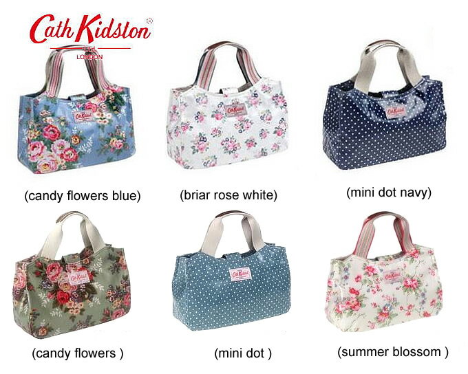 【Cath Kidston】キャスキッドソン ミニトートバッグ　オイルクロス★メール便送料無料