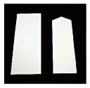 タック名札板紙(シール付板紙) 4mm角山型 49.5×19.5(M) @180円×100枚入り