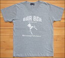 【メール便可】Lens concave レンズコンケイブ BARBERポケットT Tee Tシャツ グレー バリカン ロゴ カットソー 半袖 L980403