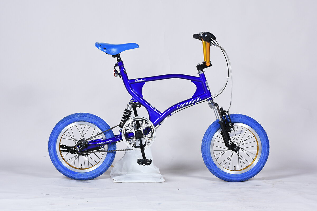 寿！8%OFFクーポン★ 訳あり アウトレット a.n.design works Chafer チェイファー “ブルーカスタム”ジャパンブルー BMX ミニベロ 自転車【代引不可】【カスタムバイク】【カンタン組立】の画像