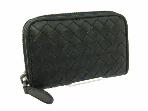 【送料無料】 2012年新作♪ ボッテガヴェネタ (BOTTEGA VENETA) コインケース 小銭入れ ブラック (114075 V001N 1000 BK) 