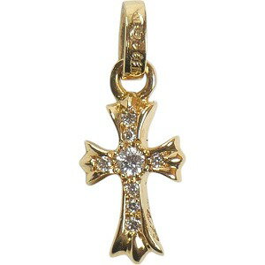 CHROME HEARTS クロム・ハーツ CH CROSS BABY FAT CHARM GOLD/DAIMOND ペンダントトップ 金 Size 【フリー】 【新古品・未使用品】 20820562