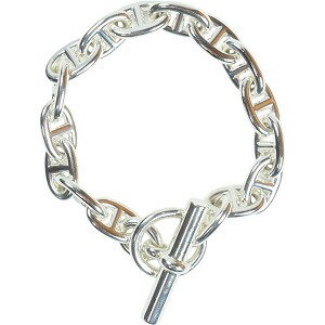 HERMES エルメス Chaine d'Ancre MM SILVER シェーヌダンクル ブレスレット 16コマ 銀 Size 【16】 【新古品・未使用品】 20820684